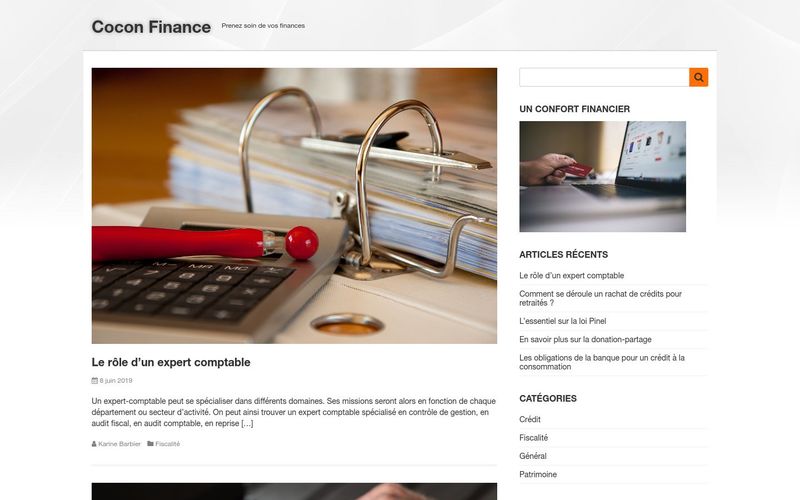Cocon Finance - Prenez soin de vos finances