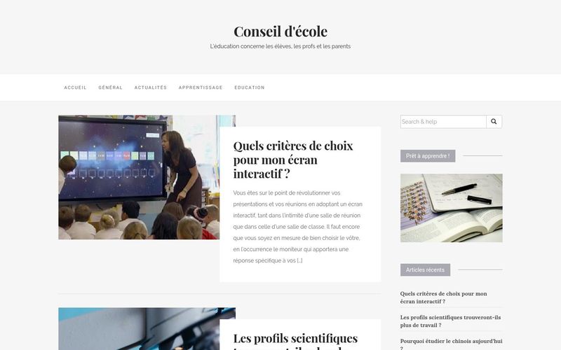 Conseil d'école - L'éducation concerne les élèves, les profs et les parents